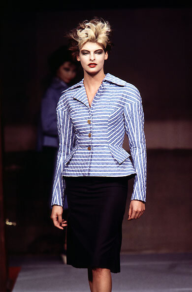 Vivienne Westwood S/S 1996 quilted padded hem skirt — JAMES VELORIA